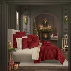 Coupon π Five Queens Court Gabriel β Christmas Quilt Set Evergreen π