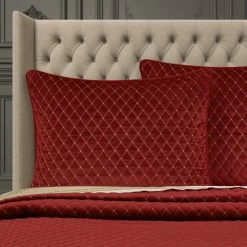 Alternative view of Coupon 🌟 Five Queens Court Gabriel ❄ Christmas Quilt Set Evergreen 👍