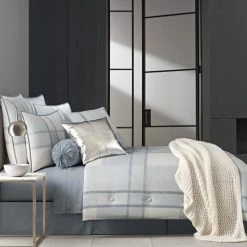 Top 10 β Five Queens Court Langdon Blue Twill Cotton 4 Piece Comforter Set π₯°