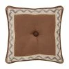 Outlet ⌛ Five Queens Court Tatum 18 Inch Square Decorative Throw Pillow ✨