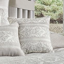Alternative view of Hot Sale ⭐ Five Queens Court Maryanne 16" Square Decorative Throw Pillow ✨