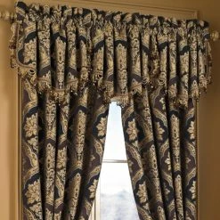 Alternative view of Flash Sale 👏 Five Queens Court Reilly Ascot Window Valance With Crystal Tassel Fringe 😍