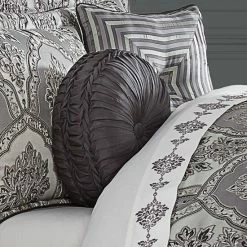 Alternative view of Best deal 🌟 Five Queens Court Silverstone Tufted Round Decorative Throw Pillow 🔔
