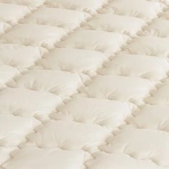 Alternative view of Buy 😍 Five Queens Court Organic Cotton Mattress Pad - Off-White 🥰