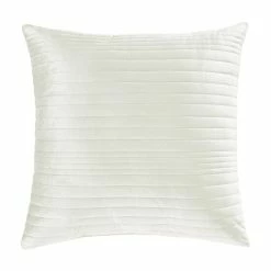 Hot Sale π― Five Queens Court Miles 20" Square Decorative Throw Pillow White π
