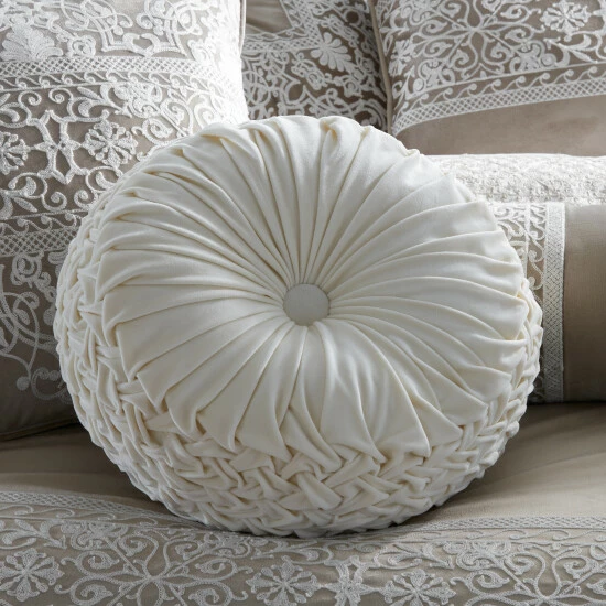 Deals π Five Queens Court Othello Tufted Round Decorative Throw Pillow π 3 Deals π Five Queens Court Othello Tufted Round Decorative Throw Pillow π - Image 3