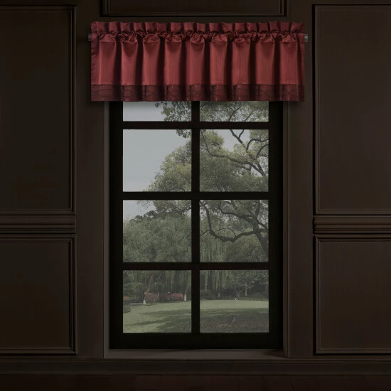 Discount π Five Queens Court Chianti Window Straight Valance π― 1 Discount π Five Queens Court Chianti Window Straight Valance π―