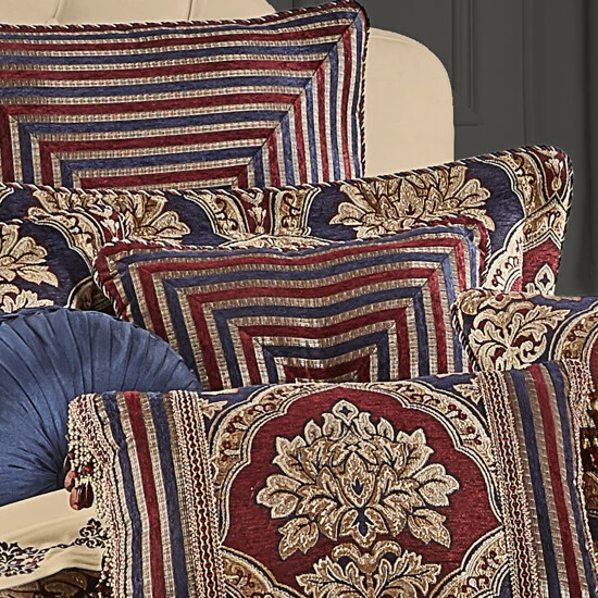 Hot Sale π Five Queens Court Middleton 18 Inch Square Embellished Decorative Throw Pillow π₯ 2 Hot Sale π Five Queens Court Middleton 18 Inch Square Embellished Decorative Throw Pillow π₯ - Image 2