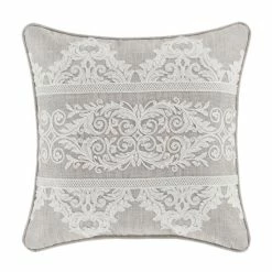 Budget β€οΈ Five Queens Court Maryanne 18" Square Decorative Throw Pillow π