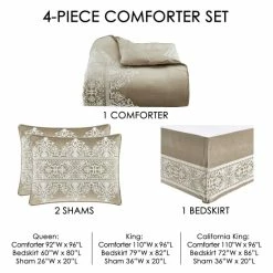 Alternative view of Best deal ✔️ Five Queens Court Othello Comforter Set 🔔