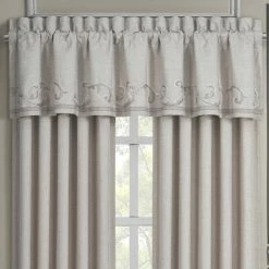 Alternative view of Deals 🔔 Five Queens Court Ania Window Straight Valance 🤩