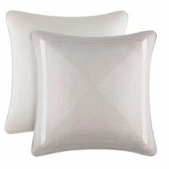 Alternative view of Hot Sale 🔔 Five Queens Court Kennedy Woven Mitered Geometric Euro Sham - 25x25 🔥