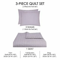Alternative view of Buy 👍 Five Queens Court Caden Quilt Set 🎁