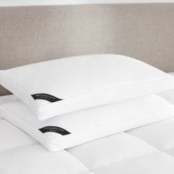 Alternative view of Cheapest 💯 Five Queens Court Elite 300 TC Cotton Sateen Allergen Barrier Down Alternative Pillow - White 🔥