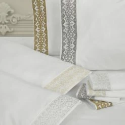 New 😍 Five Queens Court Makayla Embroidered Pillow Case Pair White 👍 -Five Queens Court Shop unnamed file 1528