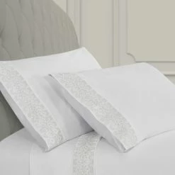New 😍 Five Queens Court Makayla Embroidered Pillow Case Pair White 👍 -Five Queens Court Shop unnamed file 1529