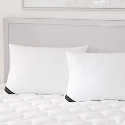 Best Sale β¨ Five Queens Court Elegance 233 TC Cotton Allergen Barrier Down Alternative Pillow 2 Pack - White π―