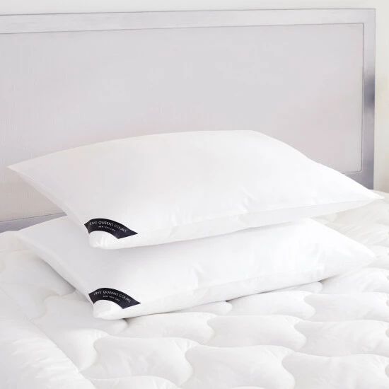 Best Sale β¨ Five Queens Court Elegance 233 TC Cotton Allergen Barrier Down Alternative Pillow 2 Pack - White π― 2 Best Sale β¨ Five Queens Court Elegance 233 TC Cotton Allergen Barrier Down Alternative Pillow 2 Pack - White π― - Image 2