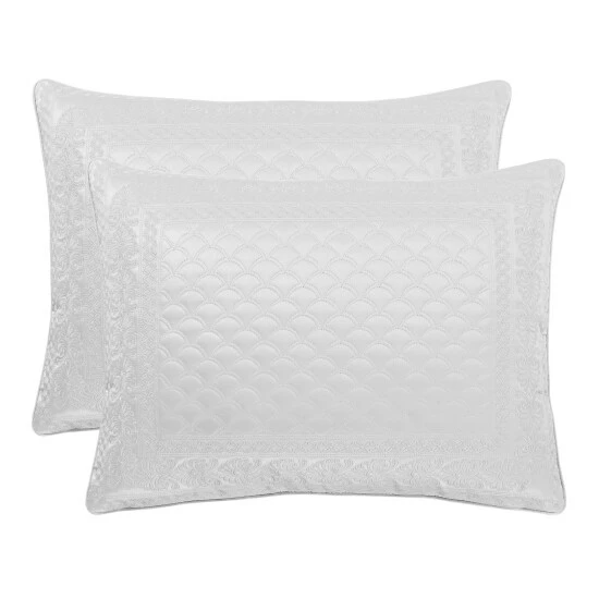 Best Sale π Five Queens Court Lincoln Pillow Sham White π₯° 1 Best Sale π Five Queens Court Lincoln Pillow Sham White π₯°