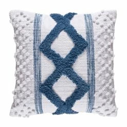 Promo β Five Queens Court South Hampton 18" Square Decorative Throw Pillow π