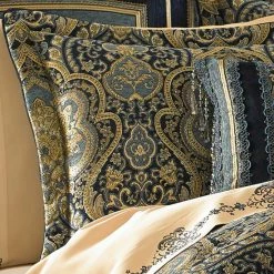 Alternative view of Cheapest 👏 Five Queens Court Palmer Woven Chenille 4 Piece Comforter Set 🎁