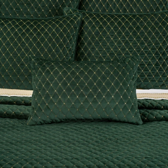 Buy 𧨠Five Queens Court Gabriel Evergreen Quilted Boudoir Decorative Throw Pillow π 3 Buy 𧨠Five Queens Court Gabriel Evergreen Quilted Boudoir Decorative Throw Pillow π - Image 3