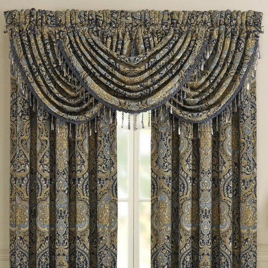 Wholesale ⌛ Five Queens Court Palmer Waterfall Window Valance ✨ 1 Wholesale ⌛ Five Queens Court Palmer Waterfall Window Valance ✨