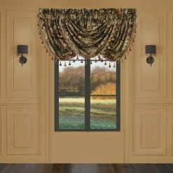 Best Sale 🎁 Five Queens Court Stefania Window Waterfall Valance 😉