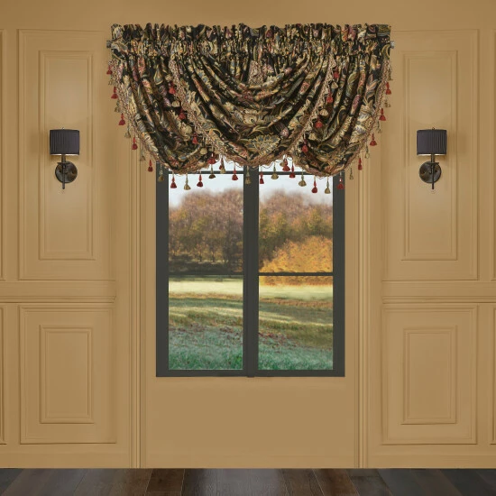 Best Sale π Five Queens Court Stefania Window Waterfall Valance π 1 Best Sale π Five Queens Court Stefania Window Waterfall Valance π