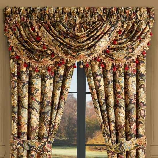Best Sale π Five Queens Court Stefania Window Waterfall Valance π 2 Best Sale π Five Queens Court Stefania Window Waterfall Valance π - Image 2