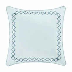 Promo π Five Queens Court Michelle 16" Square Embellished Decorative Throw Pillow β