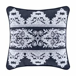 Coupon 💯 Five Queens Court Shelburne 16" Square Decorative Throw Pillow 😀