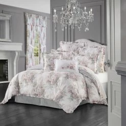 Deals 💯 Five Queens Court Royal Court Estelle Blush Comforter Set 🎉