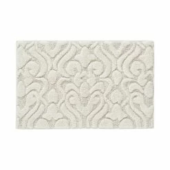 Cheap π Five Queens Court Leo High Pile Damask Sculpted Bath Rug - 20 X 30 - 20 X 30 Gold π