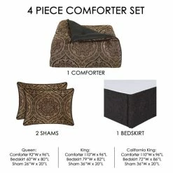 Alternative view of Budget 🧨 Five Queens Court Jeremy Comforter Set 🔔