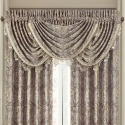 Budget βοΈ Five Queens Court Paulina Window Waterfall Valance β€οΈ
