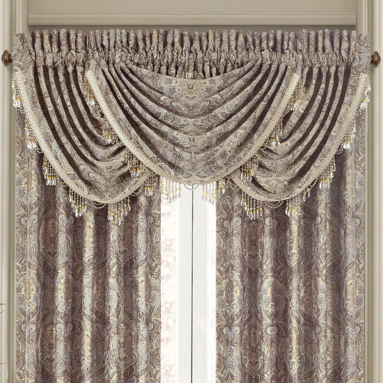 Budget ✔️ Five Queens Court Paulina Window Waterfall Valance ❤️ 1 Budget ✔️ Five Queens Court Paulina Window Waterfall Valance ❤️