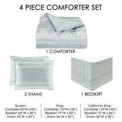 Alternative view of Brand new 🥰 Five Queens Court Rivas Comforter Set ✔️