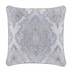 Outlet β Five Queens Court Icy Bay 20" Square Decorative Throw Pillow π₯°