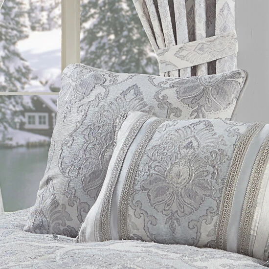 Outlet β Five Queens Court Icy Bay 20" Square Decorative Throw Pillow π₯° 2 Outlet β Five Queens Court Icy Bay 20" Square Decorative Throw Pillow π₯° - Image 2