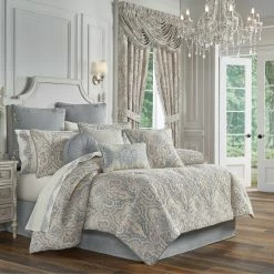 Alternative view of Best reviews of 🎁 Five Queens Court Angelo 20" Square Decorative Throw Pillow 🥰