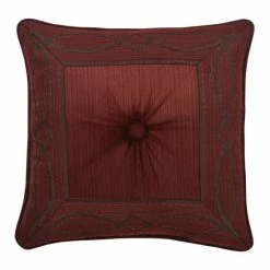 Best Pirce 🎁 Five Queens Court Chianti 18" Square Decorative Throw Pillow 🧨