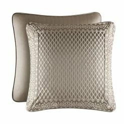 Cheapest π Five Queens Court Beaumont Champagne Diamond Bordered Euro Sham π₯°