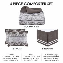 Alternative view of Budget 🌟 Five Queens Court Florence Comforter Set 🛒