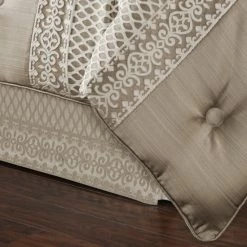 Alternative view of Discount 🛒 Five Queens Court Beaumont Champagne 4-piece Comforter Set 👏