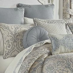 Best Sale 🎁 Five Queens Court Angelo Tufted Round Decorative Throw Pillow 😍 -Five Queens Court Shop unnamed file 483