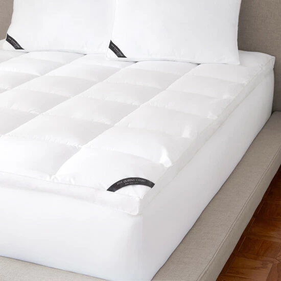 Buy π Five Queens Court Elite 300 TC Cotton Allergen Barrier Mattress Topper - White π 1 Buy π Five Queens Court Elite 300 TC Cotton Allergen Barrier Mattress Topper - White π