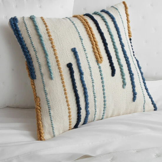 Flash Sale β€οΈ Five Queens Court Wilda 18" Square Decorative Throw Pillow Blue π 5 Flash Sale β€οΈ Five Queens Court Wilda 18" Square Decorative Throw Pillow Blue π - Image 5