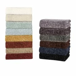 Alternative view of Coupon 😉 Five Queens Court Barcelona Chenille Throw Charcoal 🔥
