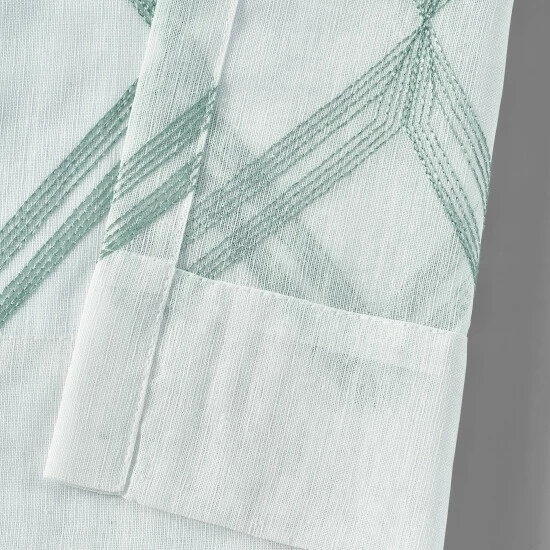 Budget π€© Five Queens Court Diamante Embroidered Grommet Window Semi-Sheer Panel π 2 Budget π€© Five Queens Court Diamante Embroidered Grommet Window Semi-Sheer Panel π - Image 2
